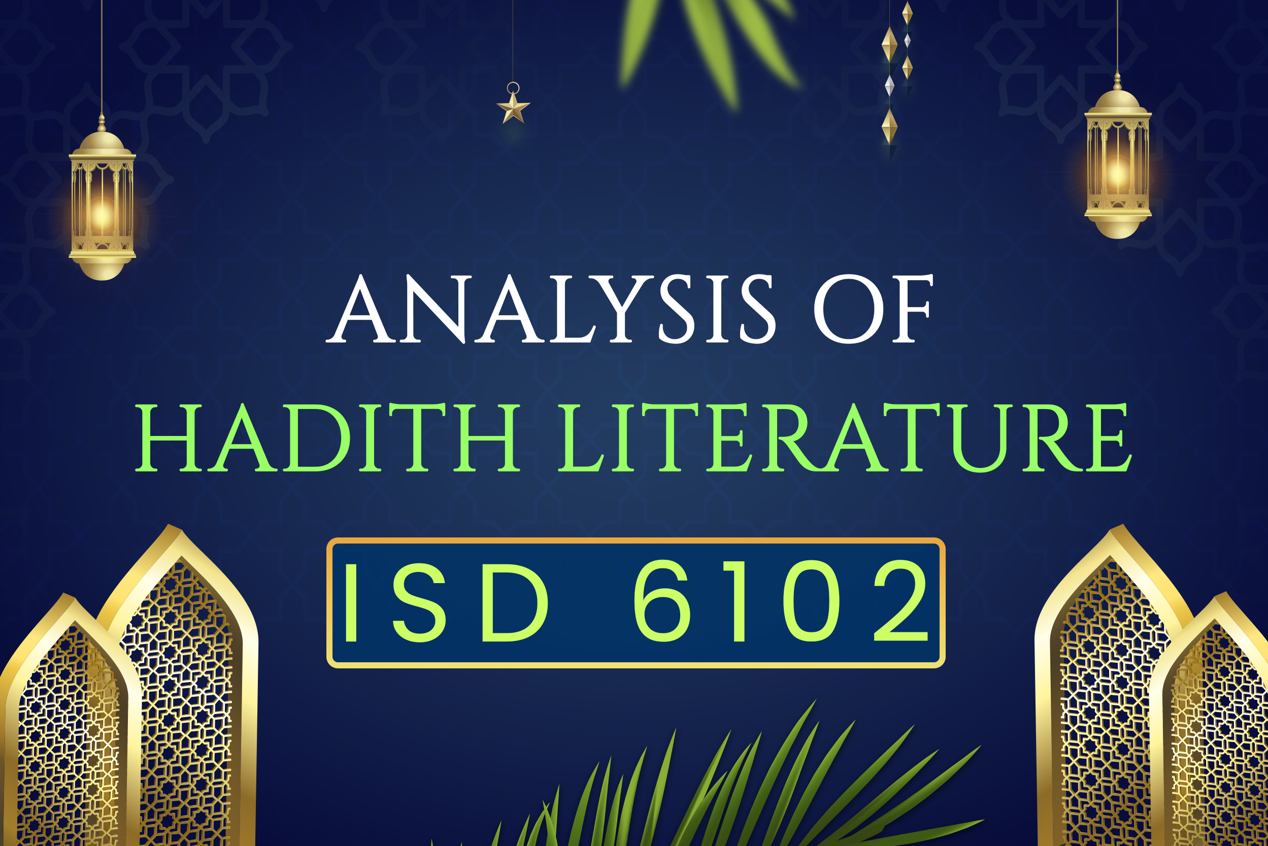 Analysis of Hadith Literature
