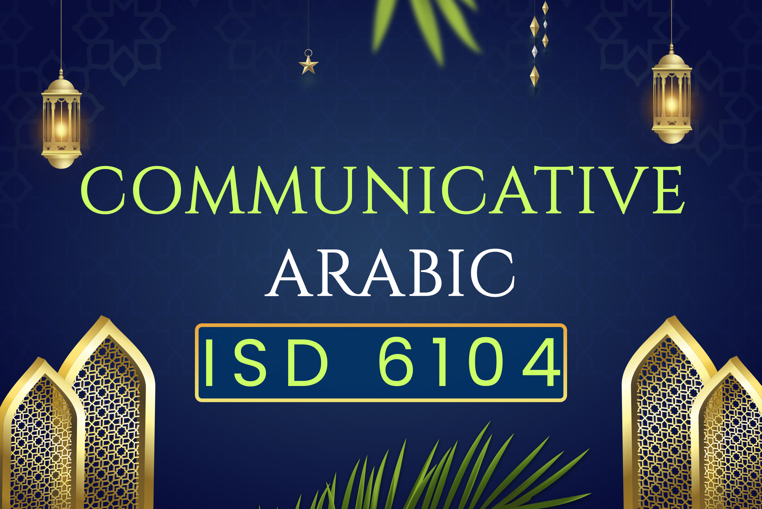 Communicative Arabic